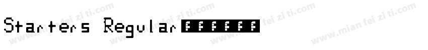 Starters Regular字体转换